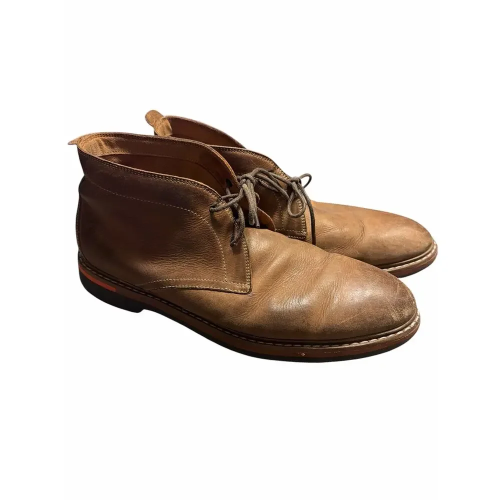 Cole Haan Grand 360 Chukka Leather Boots Men's US 9M Brown Style C34158 Preppy